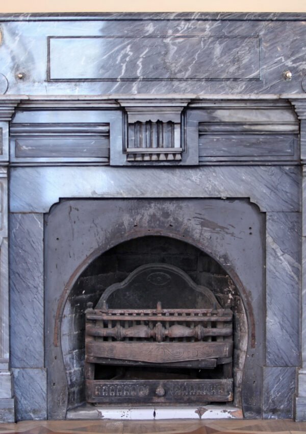Grey Old Fireplace