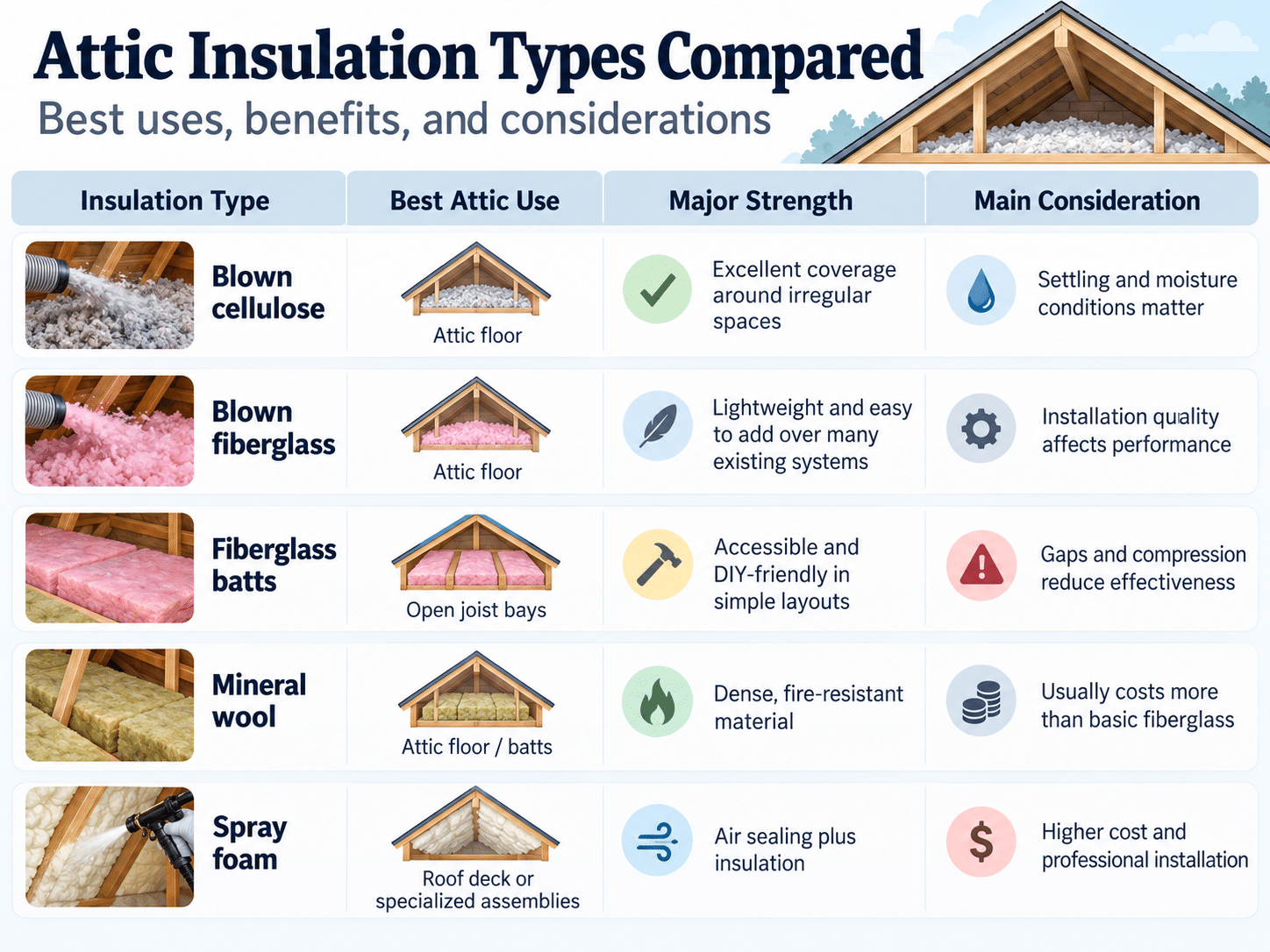 Best Attic Insulation