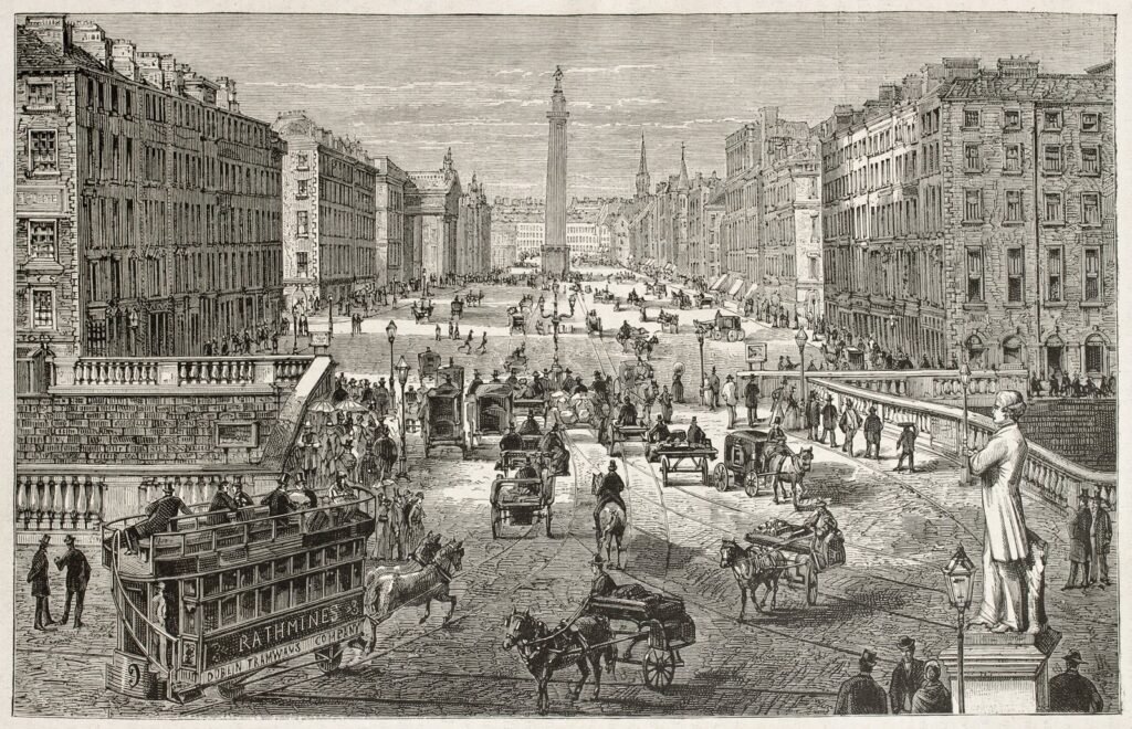 Dublin old view Dublin old view