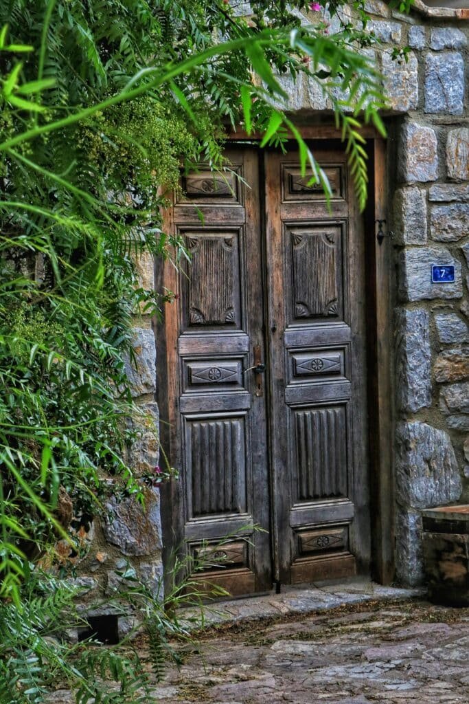 Old Wooden French Doors Old Wooden French Doors