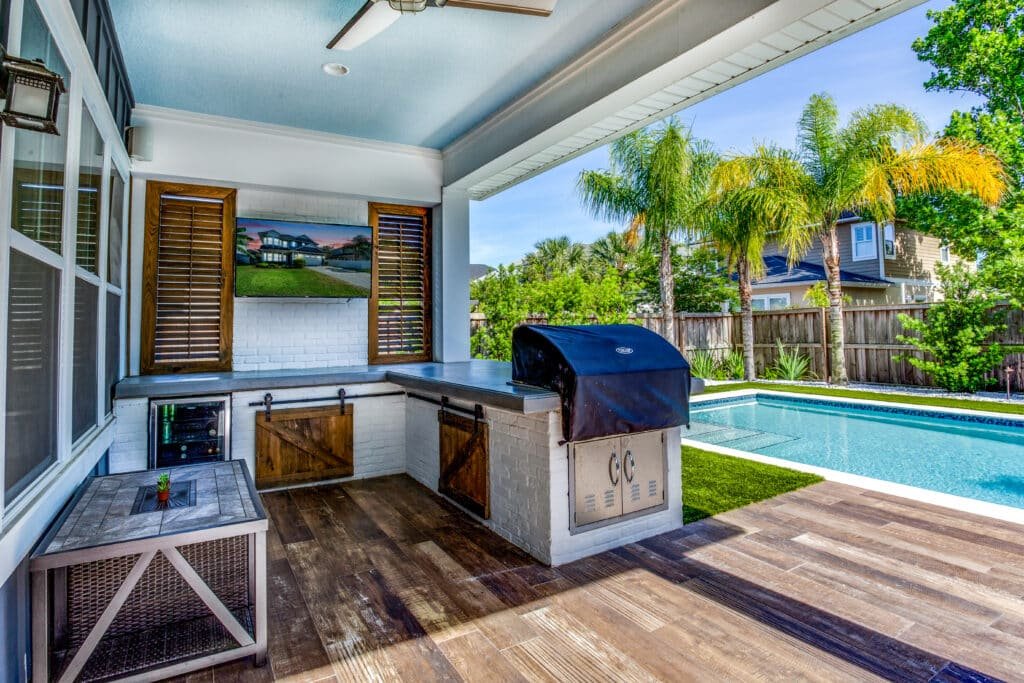 Small outdoor kitchen layout Small outdoor kitchen layout