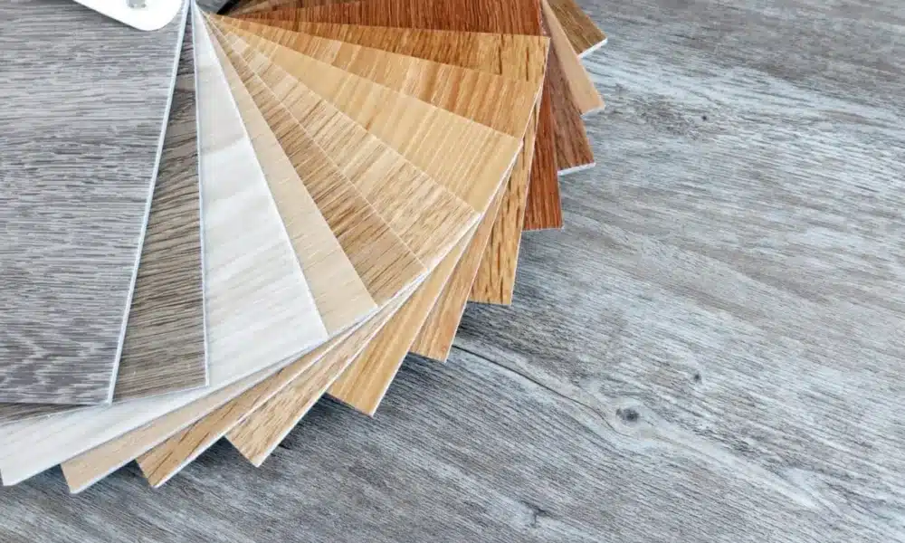 Sample of luxury vinyl flooring wooden tiles grey tone 1200x800 1