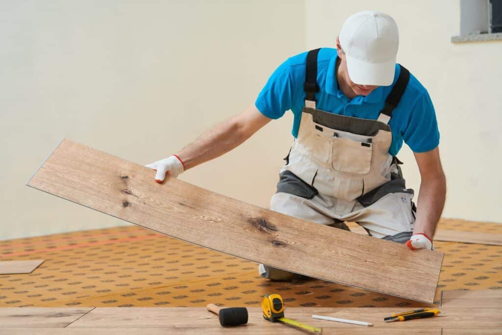 Vinyl flooring installation home renovation Vinyl flooring installation home renovation