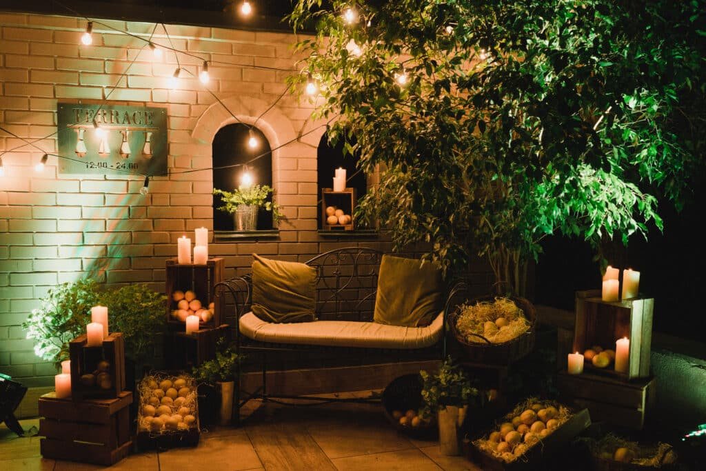 Coziness and style patio design Coziness and style patio design