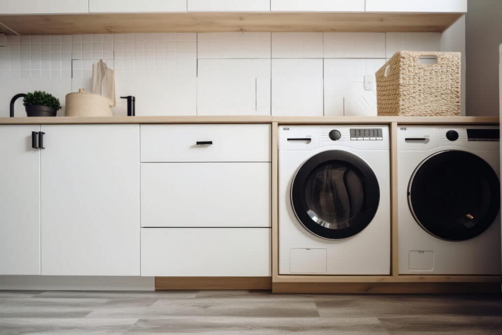 Effortlessly stylish laundry room Effortlessly stylish laundry room