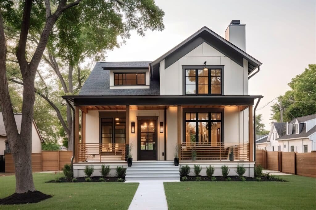Modern farm house with vintage exterior Modern farm house with vintage exterior