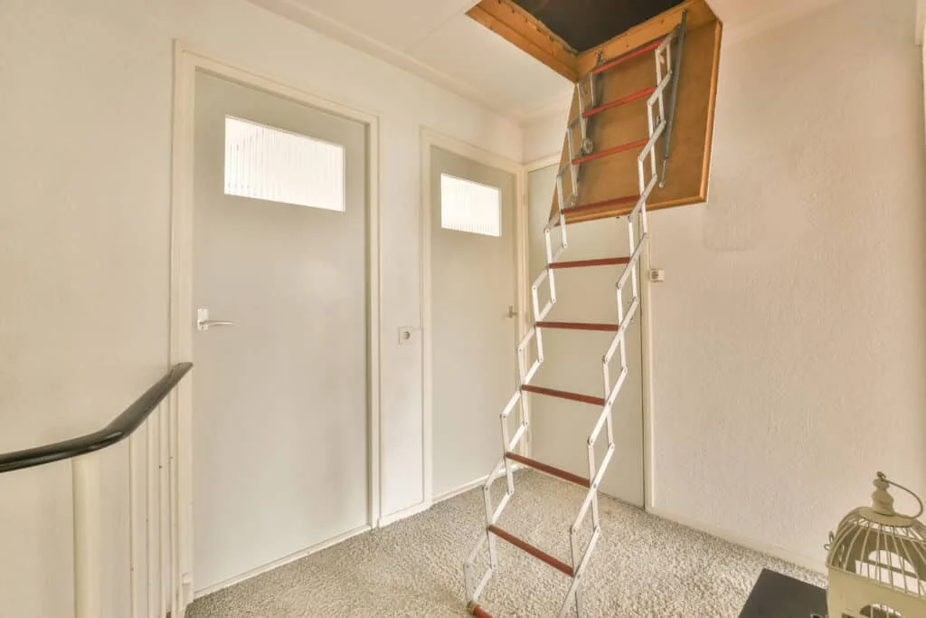 Staircase in simple room