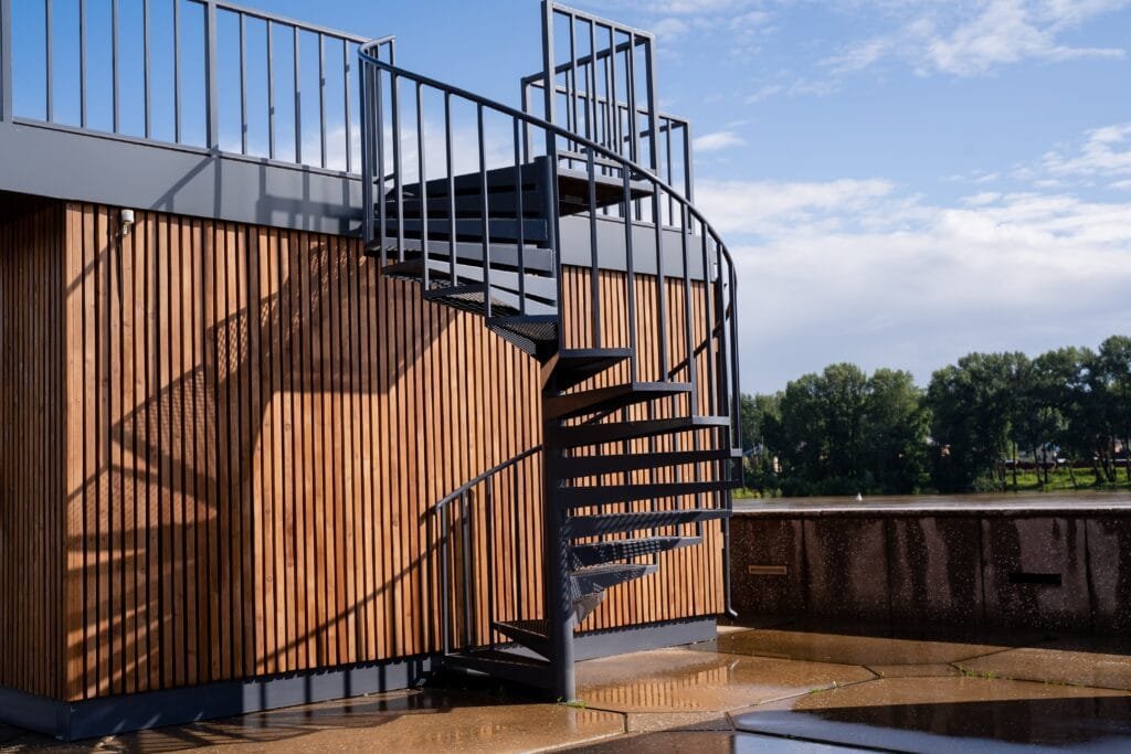 A stunning and beautifully designed spiral staircase A stunning and beautifully designed spiral staircase