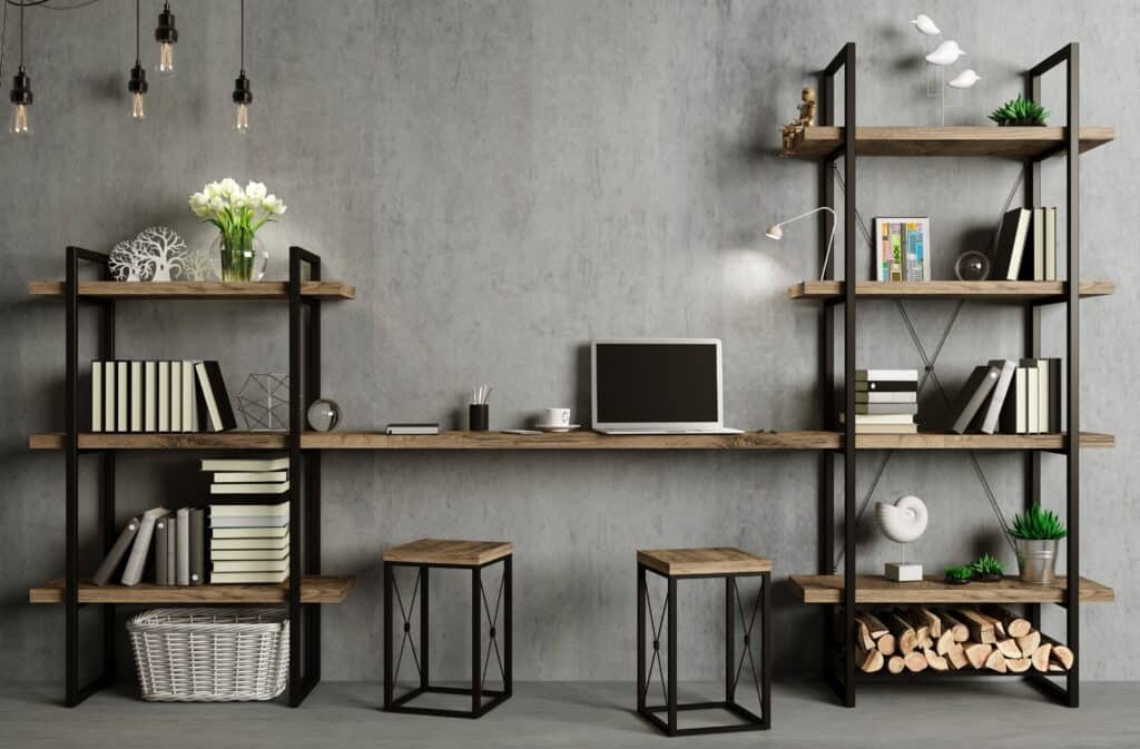 Industrial Style Bookcases