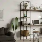 Industrial Style Bookcases in Home Office 1200x789 1