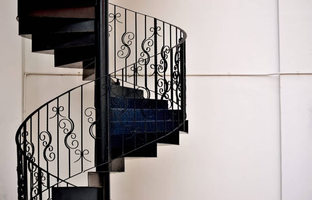 Steel staircase handrail Steel staircase handrail
