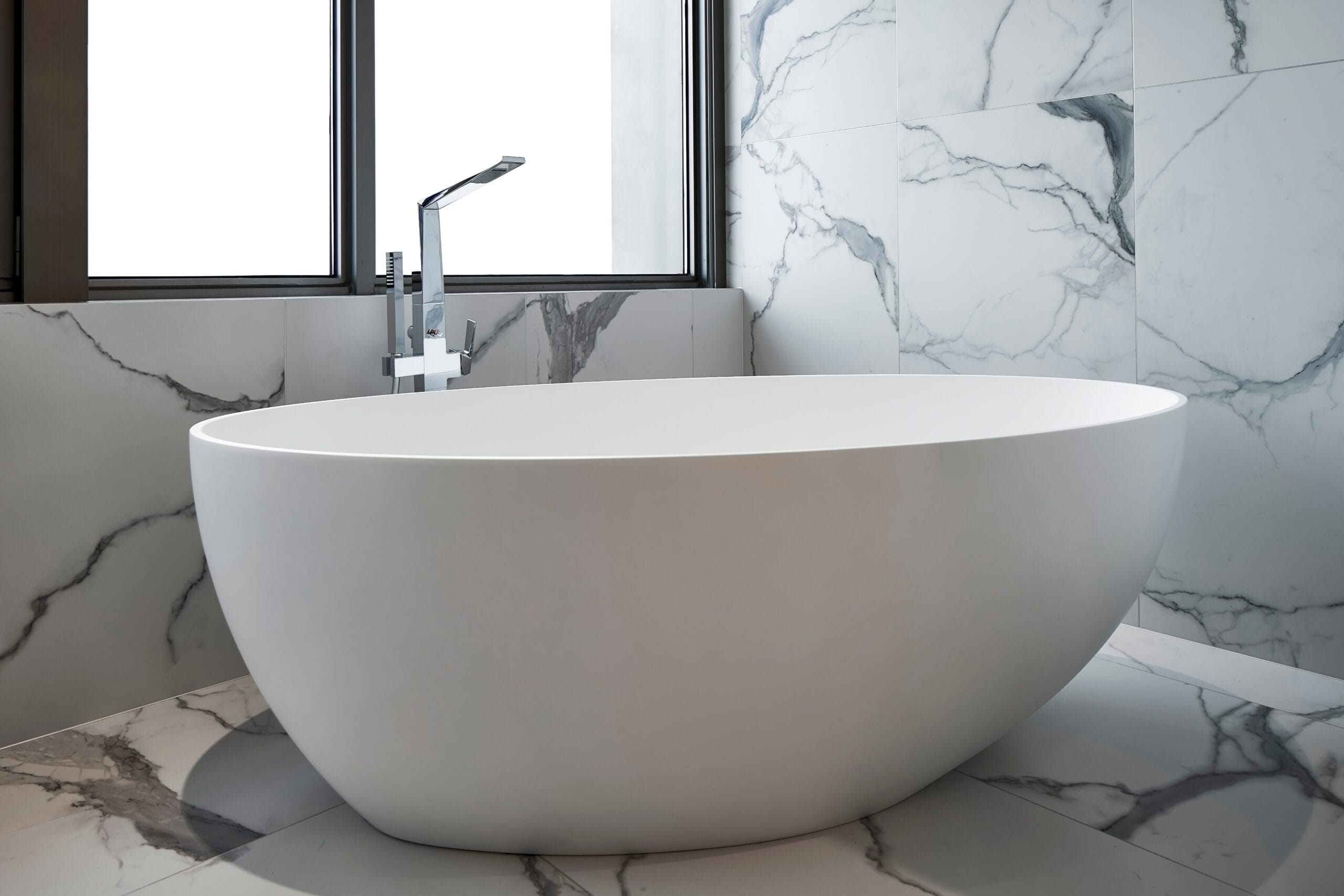Acrylic White Freestanding Bath Tub