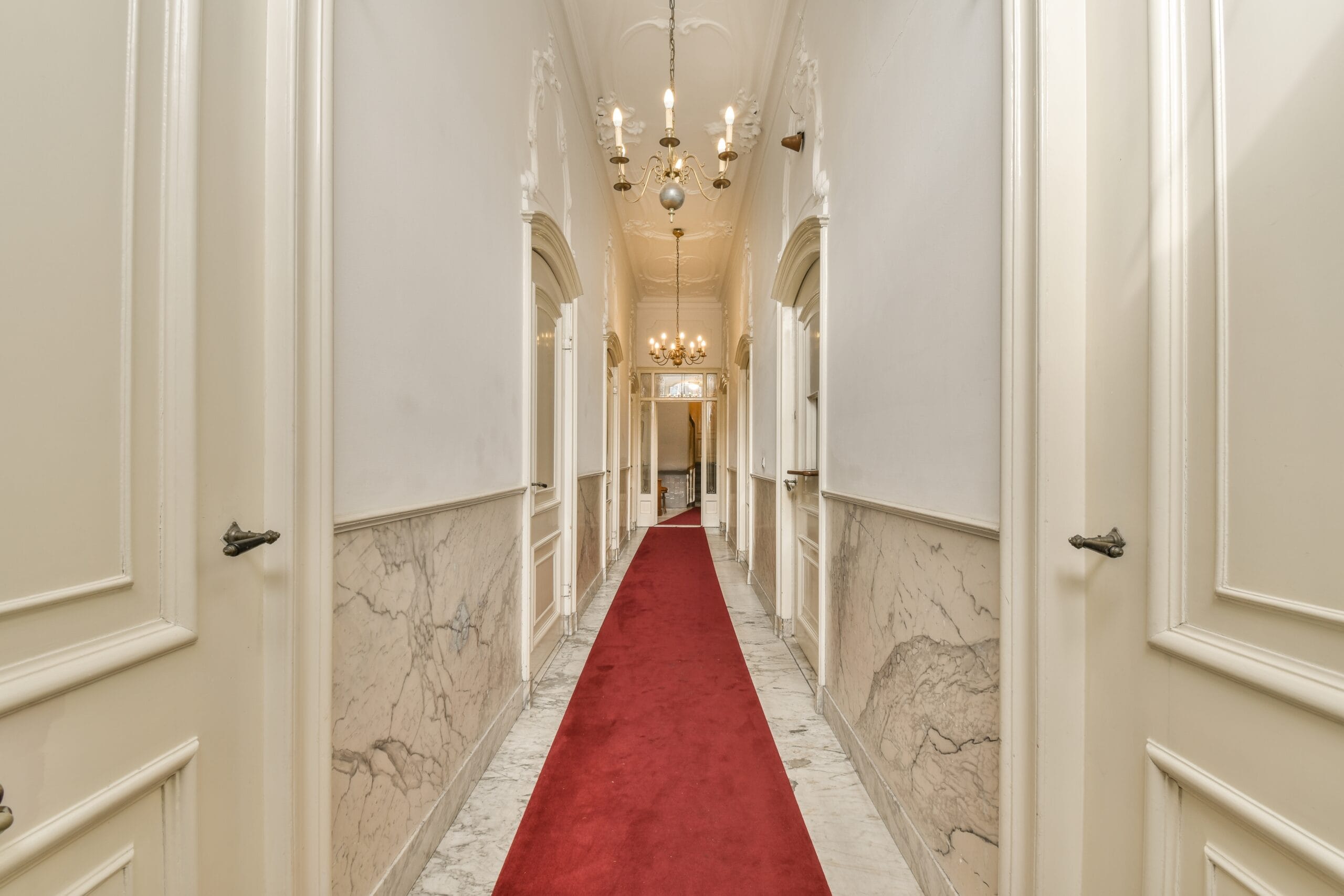 Carpet for Hallways in Red Color