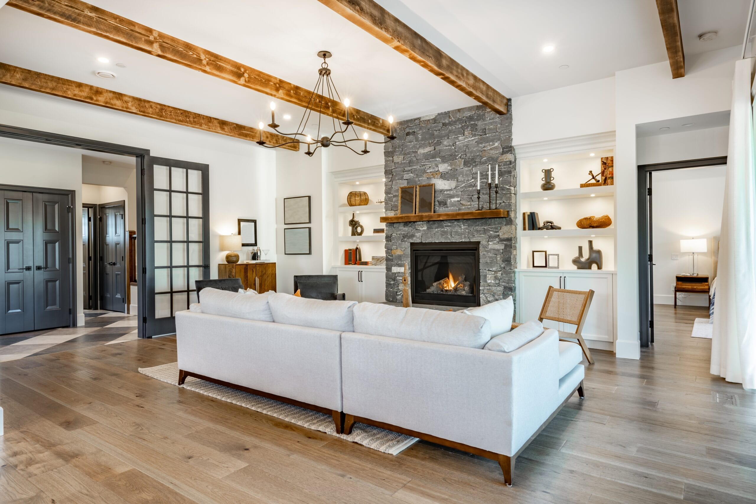 Installing Vaulted Ceiling Beams