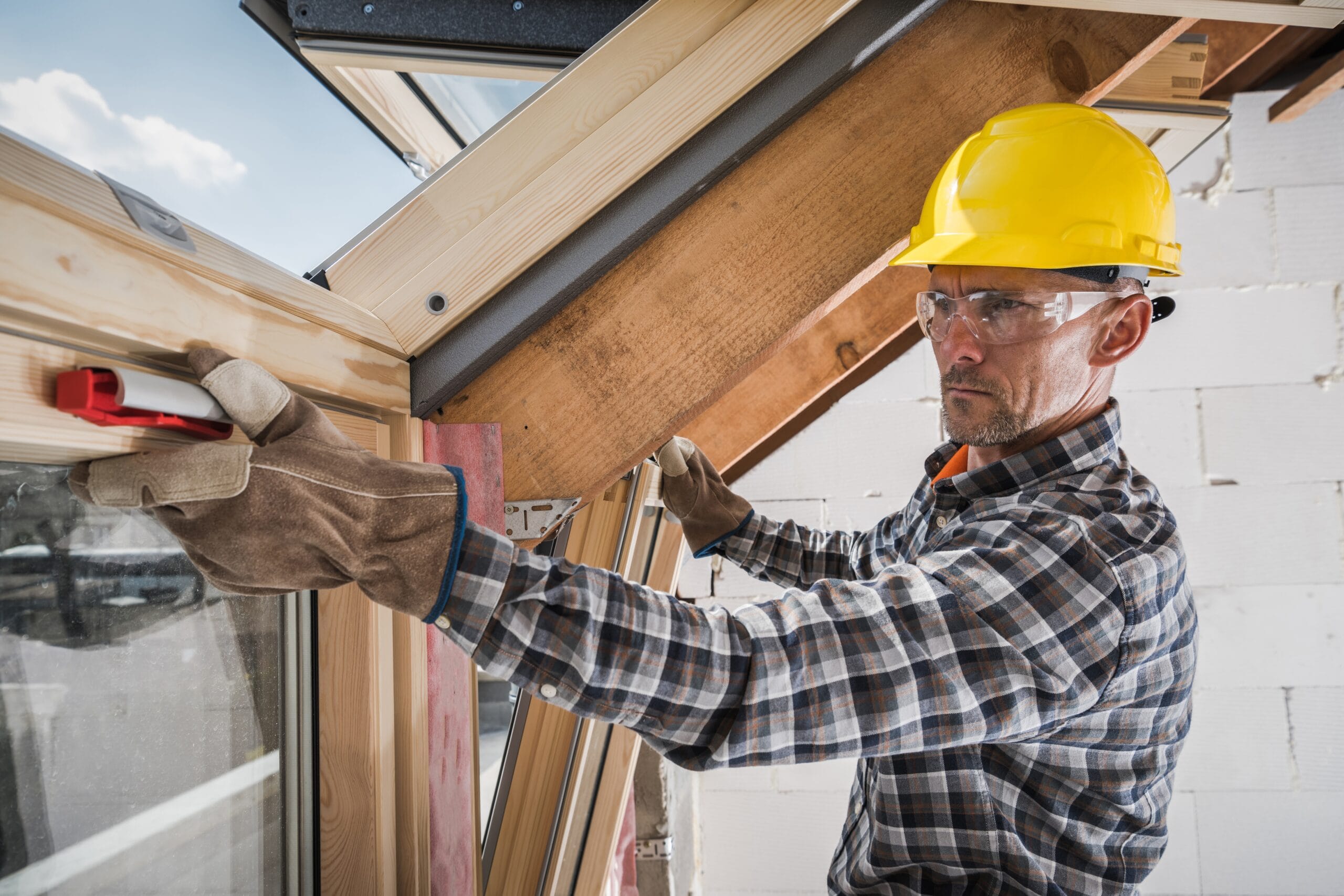 Installing a Skylight by Professional Contractor