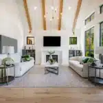 Installing vaulted ceiling beams in the house 1200x800 1