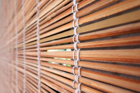 Tropical bamboo wood blinds