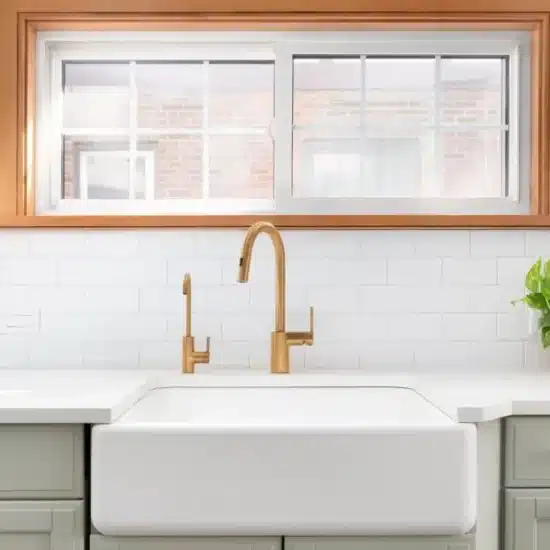 Farm Style Kitchen Sink In White