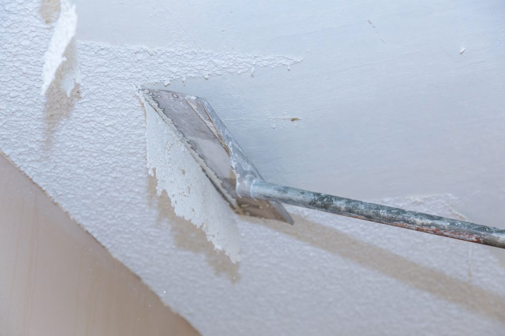 Remove popcorns ceilings