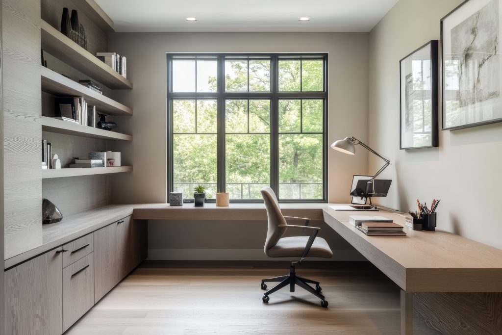 Shaped Desk
