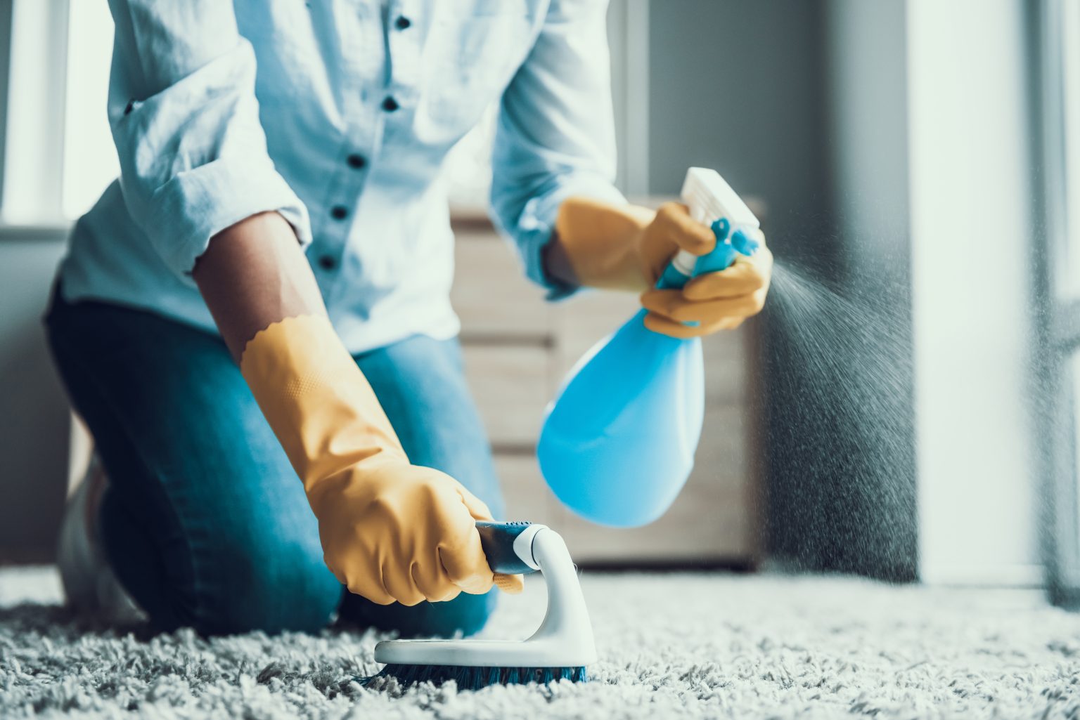 DIY carpet cleaning
