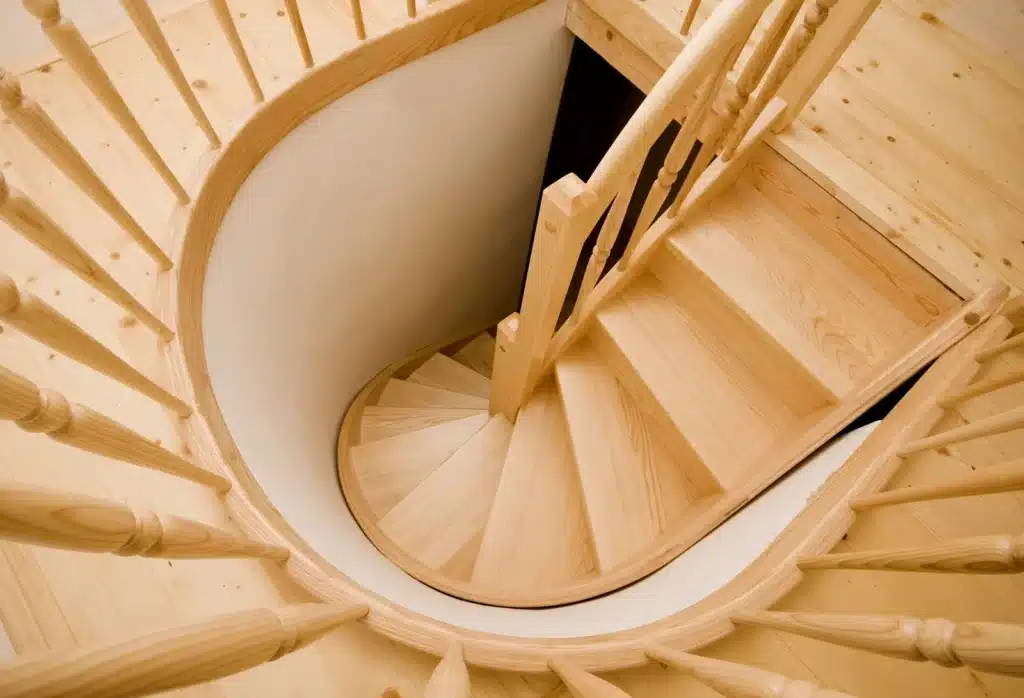 Wooden staircases