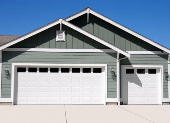 A new three car garage