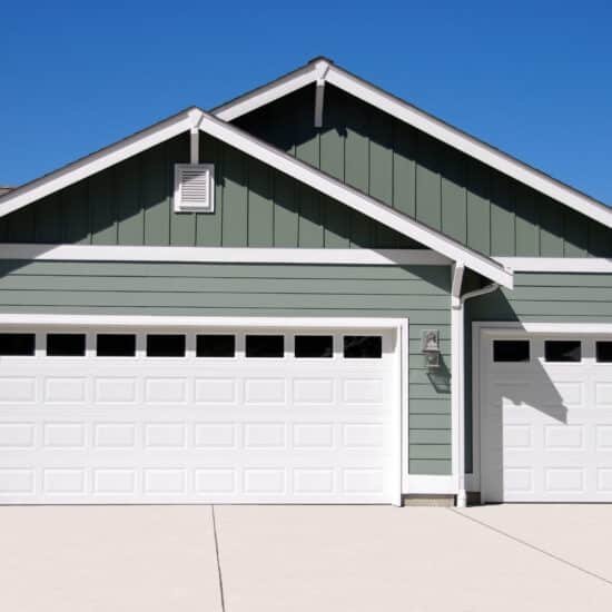 A new three car garage