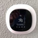 Ecobee smart thermostat in a home