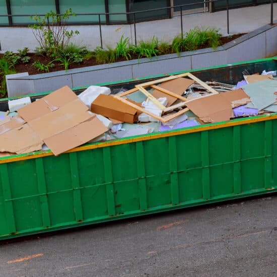 Recycling container trash