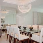 A beautiful upscale dining room area