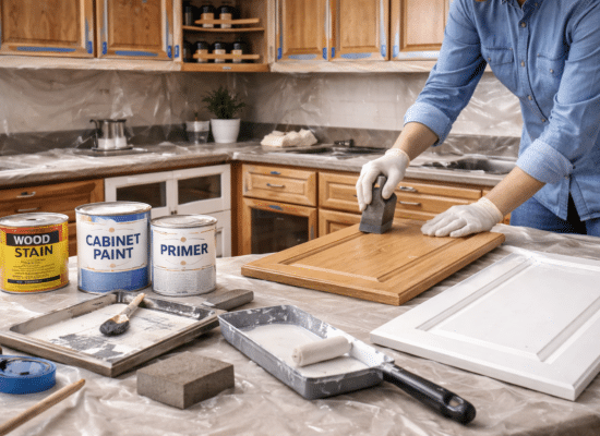 Cabinet refinishing
