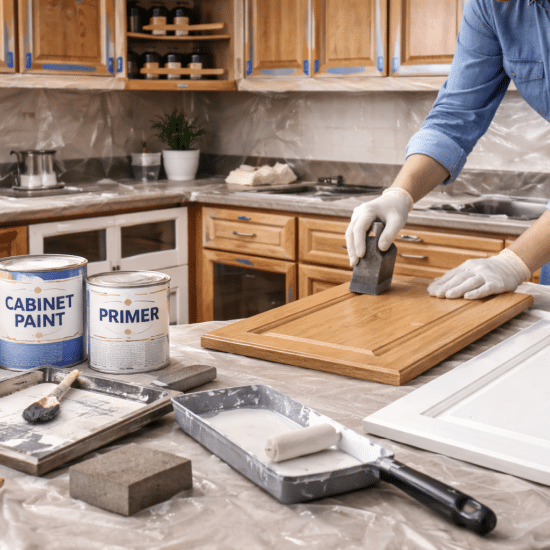 Cabinet refinishing