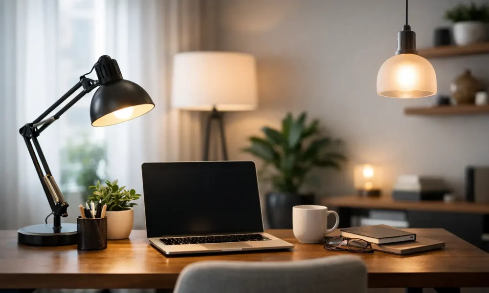 12 Home Office Lighting Ideas That Work Harder