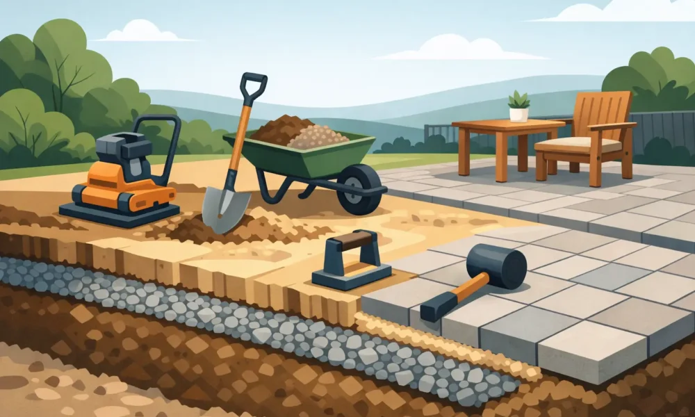 How to Prepare Ground for a Patio That Lasts