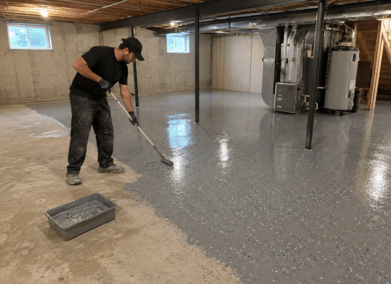 Epoxy Basement Floor