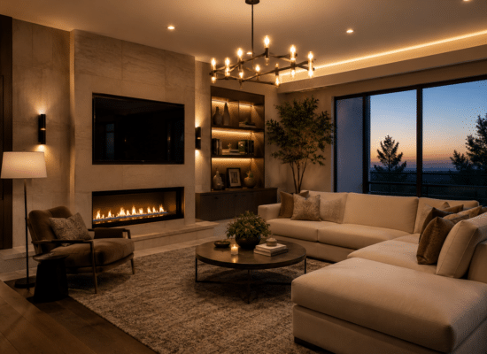 modern living room lighting