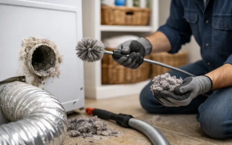 How to Clean Dryer Vent Safely and Thoroughly