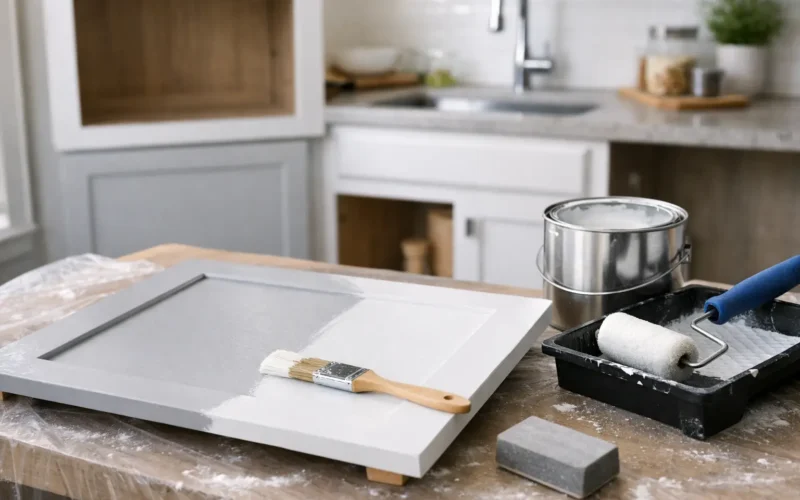How to Paint Kitchen Cabinets for a Lasting Finish