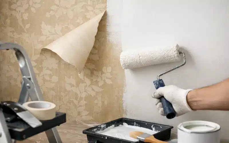 Can I Paint Over Wallpaper? When It Works