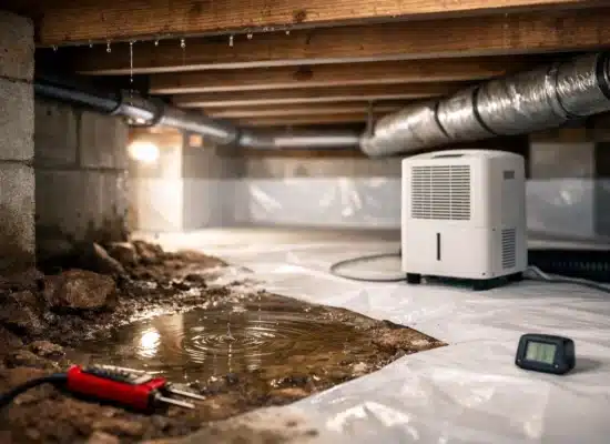 Crawl Space Moisture Guide for a Drier Home