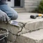 How to Repair Cracked Concrete Steps Safely