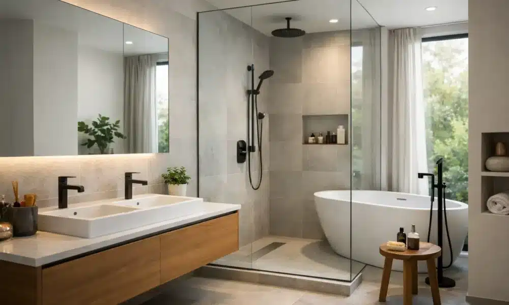 Modern Bathroom Design Trends That Work Harder